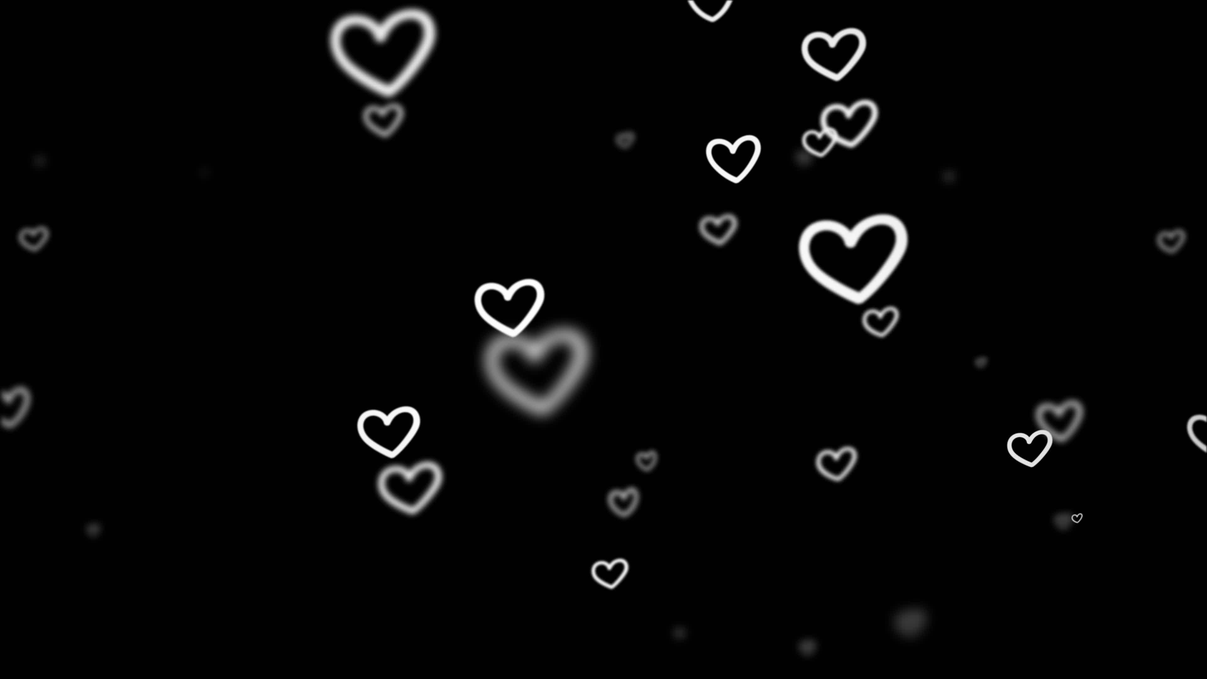 Loop white hearts flow from left to right 15350511 Stock Video at Vecteezy