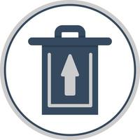 Trash Restore Vector Icon Design