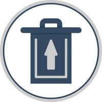 Trash Restore Vector Icon Design