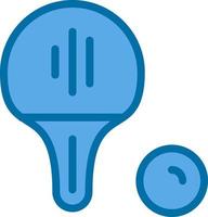 Table Tennis Vector Icon Design