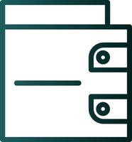 Wallet Vector Icon Design
