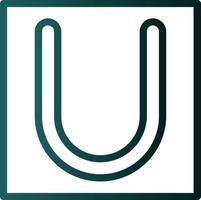 Underline Vector Icon Design