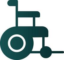 Wheelchair Vector Icon Design