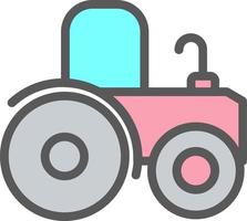 Tractor Vector Icon Design