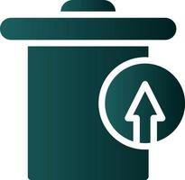 Trash Restore Alt Vector Icon Design