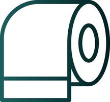 Toilet Paper Vector Icon Design