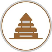 Vihara Vector Icon Design