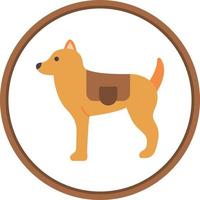 icono de vector de perro