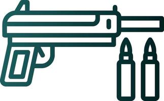 icono de vector de pistola