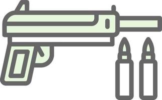 icono de vector de pistola