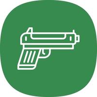 icono de vector de pistola