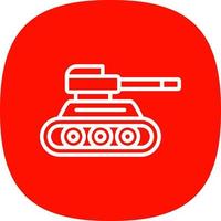 icono de vector de tanque