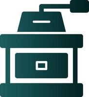 Coffee Mill Vector Icon Design