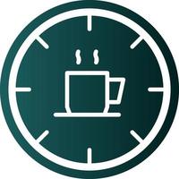Coffee Time Vector Icon Design