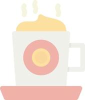 diseño de icono de vector de capuchino