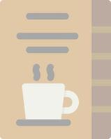 Coffee Card Vector Icon Design