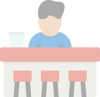 Bar Counter Vector Icon Design