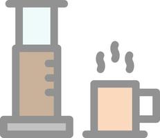 diseño de icono de vector de aeropress