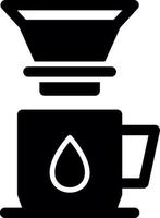 diseño de icono de vector de gotero de café