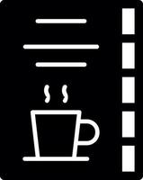 diseño de icono de vector de tarjeta de café