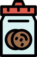 Cookie Jar Vector Icon Design