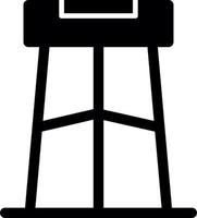 Bar Stool Vector Icon Design