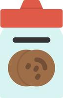 Cookie Jar Vector Icon Design