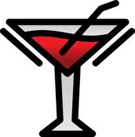 diseño de icono de vector de martini