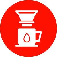 Coffee Dripper Vector Icon Design