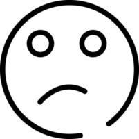 Sad Cry Vector Icon Design