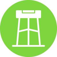 Bar Stool Vector Icon Design