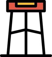 Bar Stool Vector Icon Design