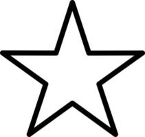diseño de icono de vector de estrella