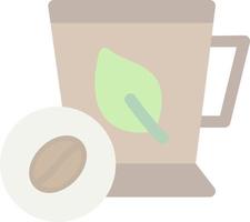 Mint Coffee Vector Icon Design