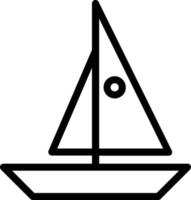 diseño de icono de vector de barco