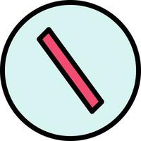 Slash Vector Icon Design