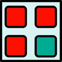 Square Full Vector Icon Design