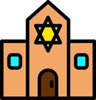 Synagogue Vector Icon Design