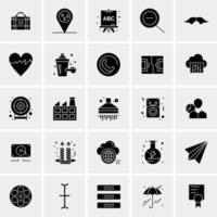 25 Universal Business Icons Vector Creative Icon Illustration to use in web and Mobile Related project