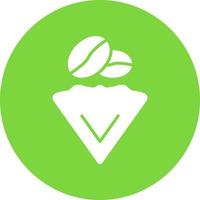 Coffee Filter Vector Icon Design