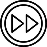 Step Forward Vector Icon Design
