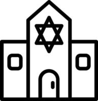 Synagogue Vector Icon Design