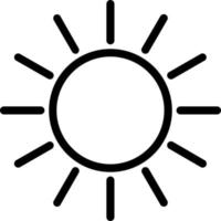 Sun Vector Icon Design
