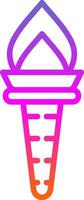 Torch Vector Icon Design