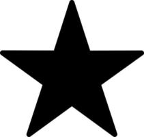 diseño de icono de vector de estrella