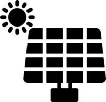 diseño de icono de vector de panel solar