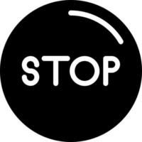 Stop Circle Vector Icon Design