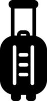 Suitcase Rolling Vector Icon Design