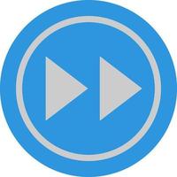 Step Forward Vector Icon Design