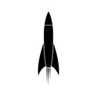 Rocket ilustration logo vector